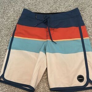 O’Neill board shorts, different color stripes
